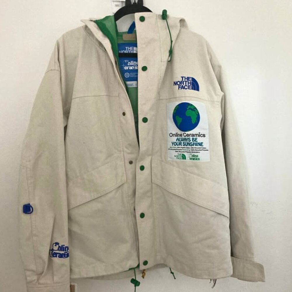 North Face x Online Ceramics: 1986 Mountain Jacket, White Canvas